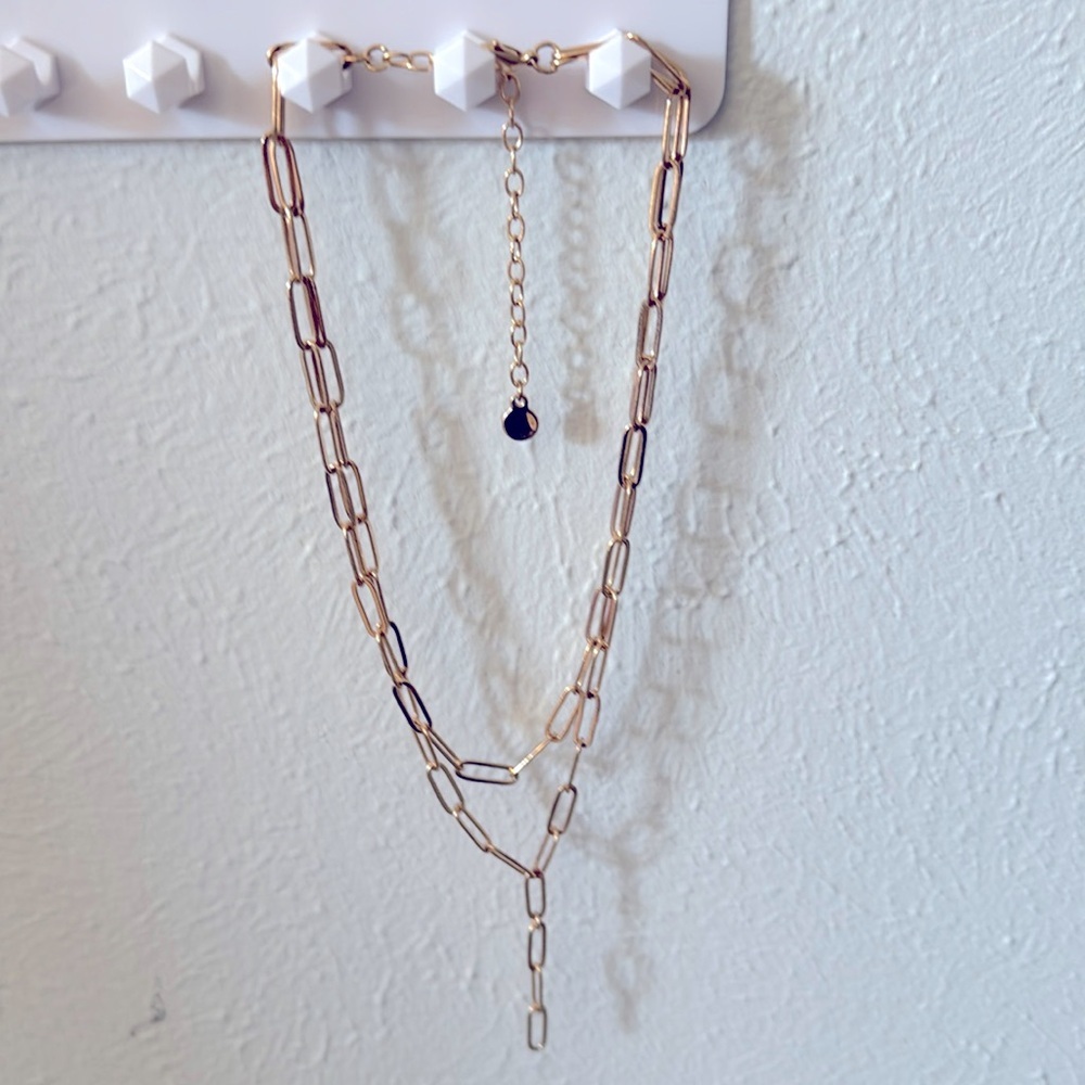 BaubleBar gold chain necklace NWOT